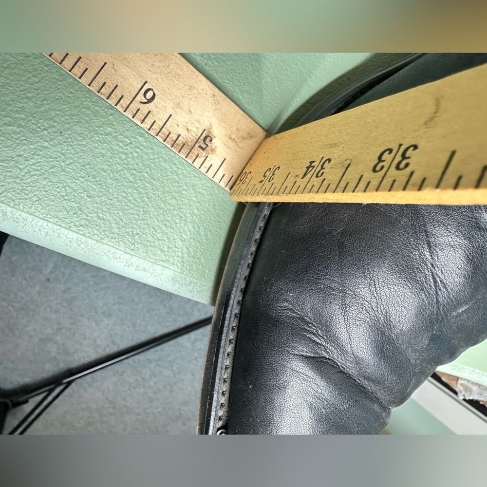 Black Code West leather cowboy boots for men. - Picture 12 of 12